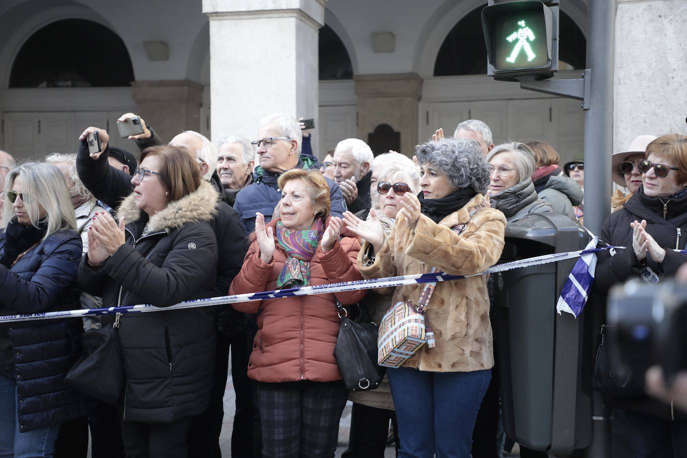 Recorrido fúnebre del féretro de Concha Velasco en Valladolid