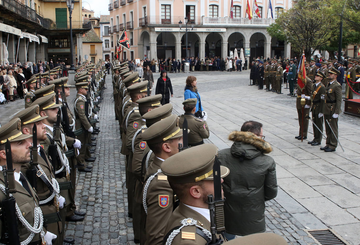 Jura de bandera en Segovia