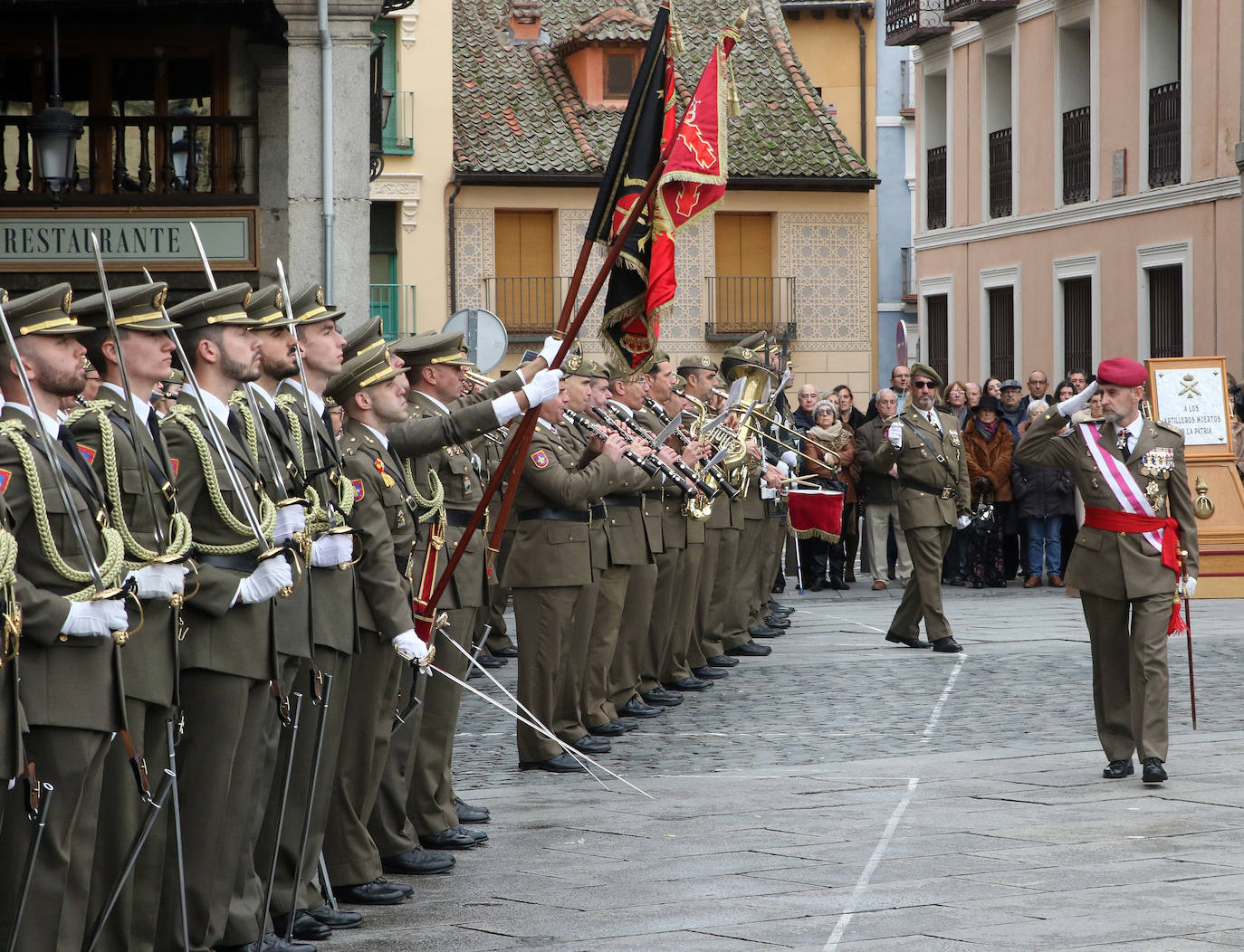 Jura de bandera en Segovia