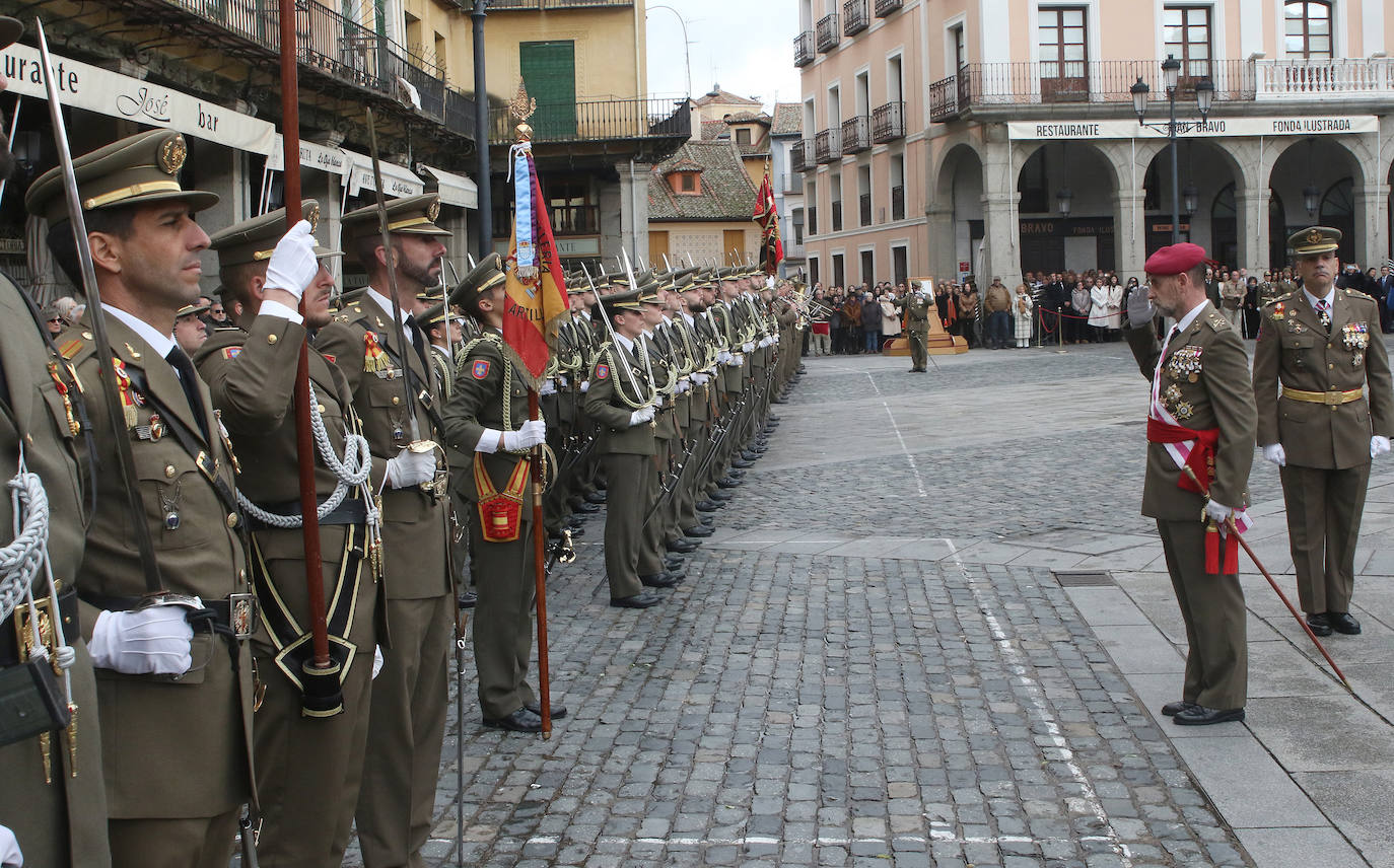 Jura de bandera en Segovia