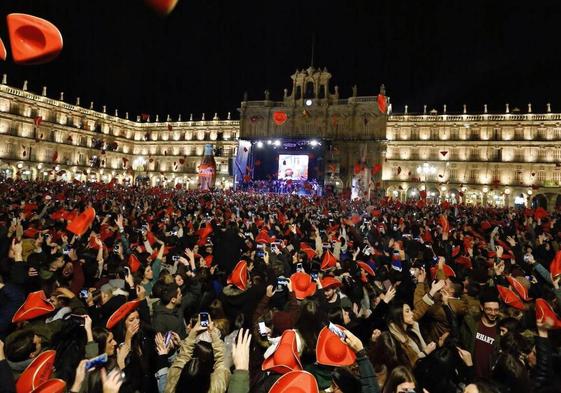 Edición pasada del Fin de Año Universitario en Salamanca.