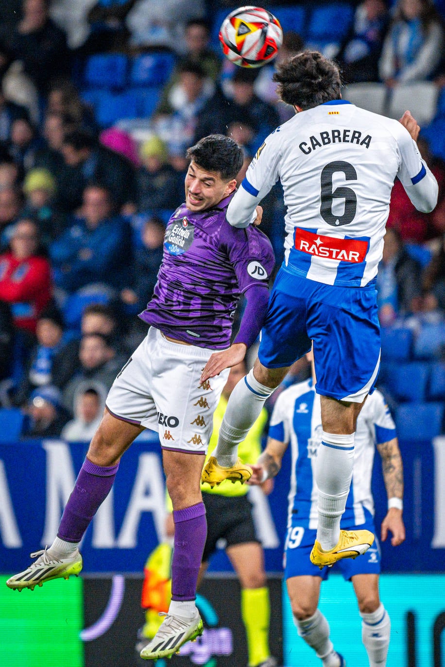 Las imágenes del partido Espanyol - Real Valladolid