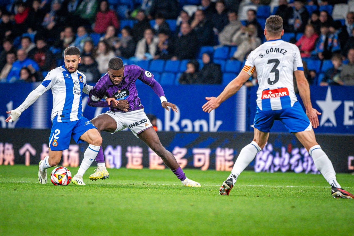 Las imágenes del partido Espanyol - Real Valladolid