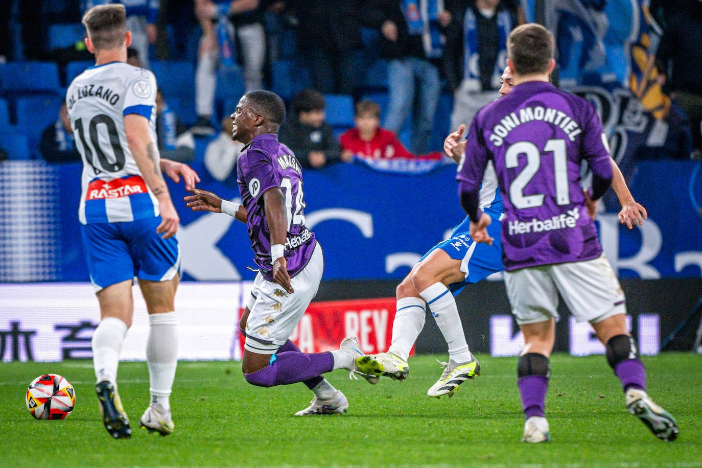 Las imágenes del partido Espanyol - Real Valladolid