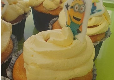 Magdalenas convertidas en muffins de personajes animados