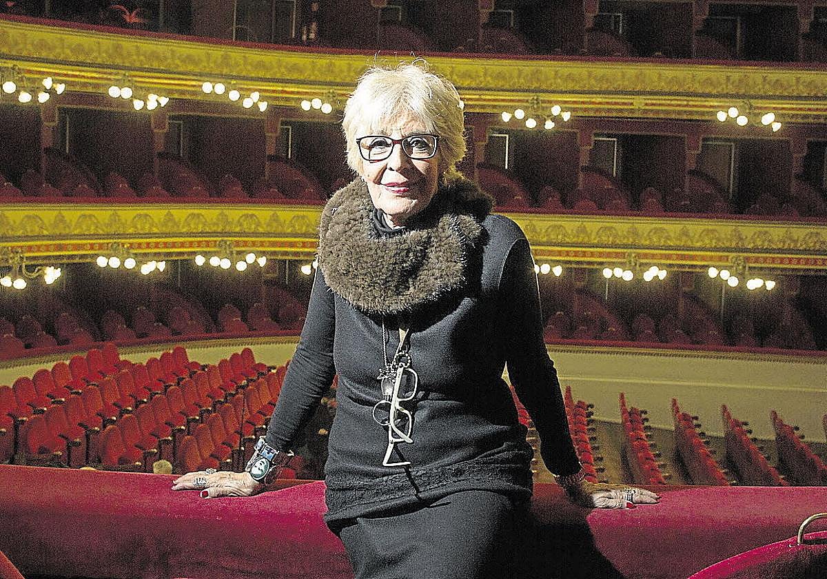 La actriz Concha Velasco en una imagen tomada en 2021.