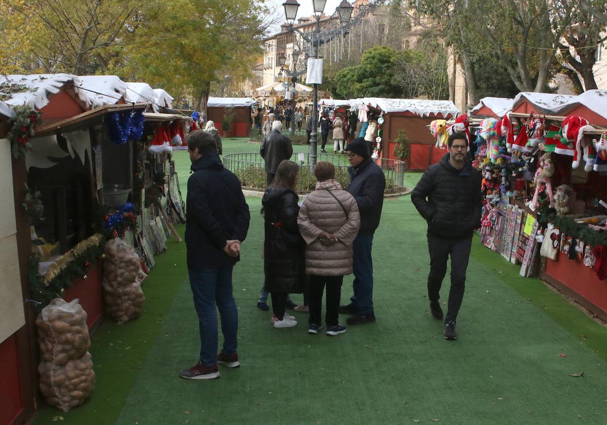 El Paseo de la Navidad, ayer.