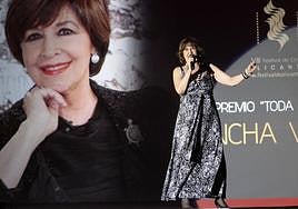 Concha Velasco, sobre el escenario.