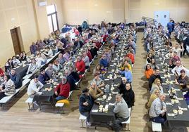 Comida popular en Herrera de Valdecañas.