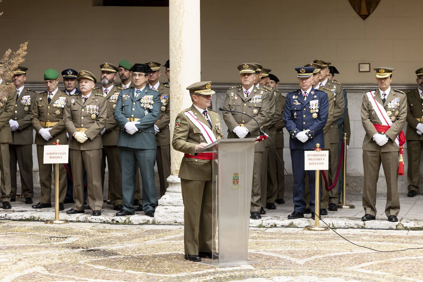 Acto en honor de la Inmaculada Concepción en el Palacio Real