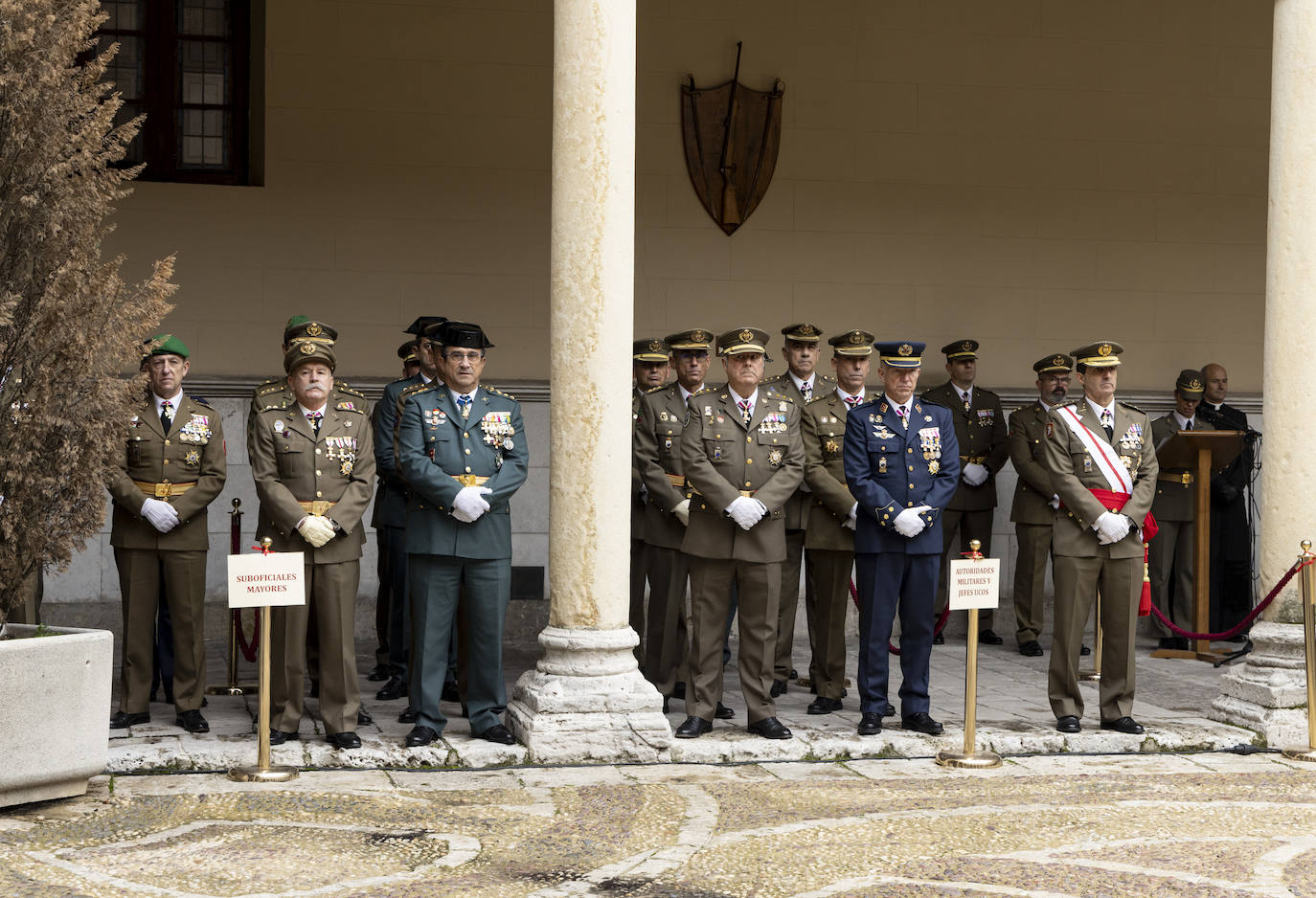 Acto en honor de la Inmaculada Concepción en el Palacio Real