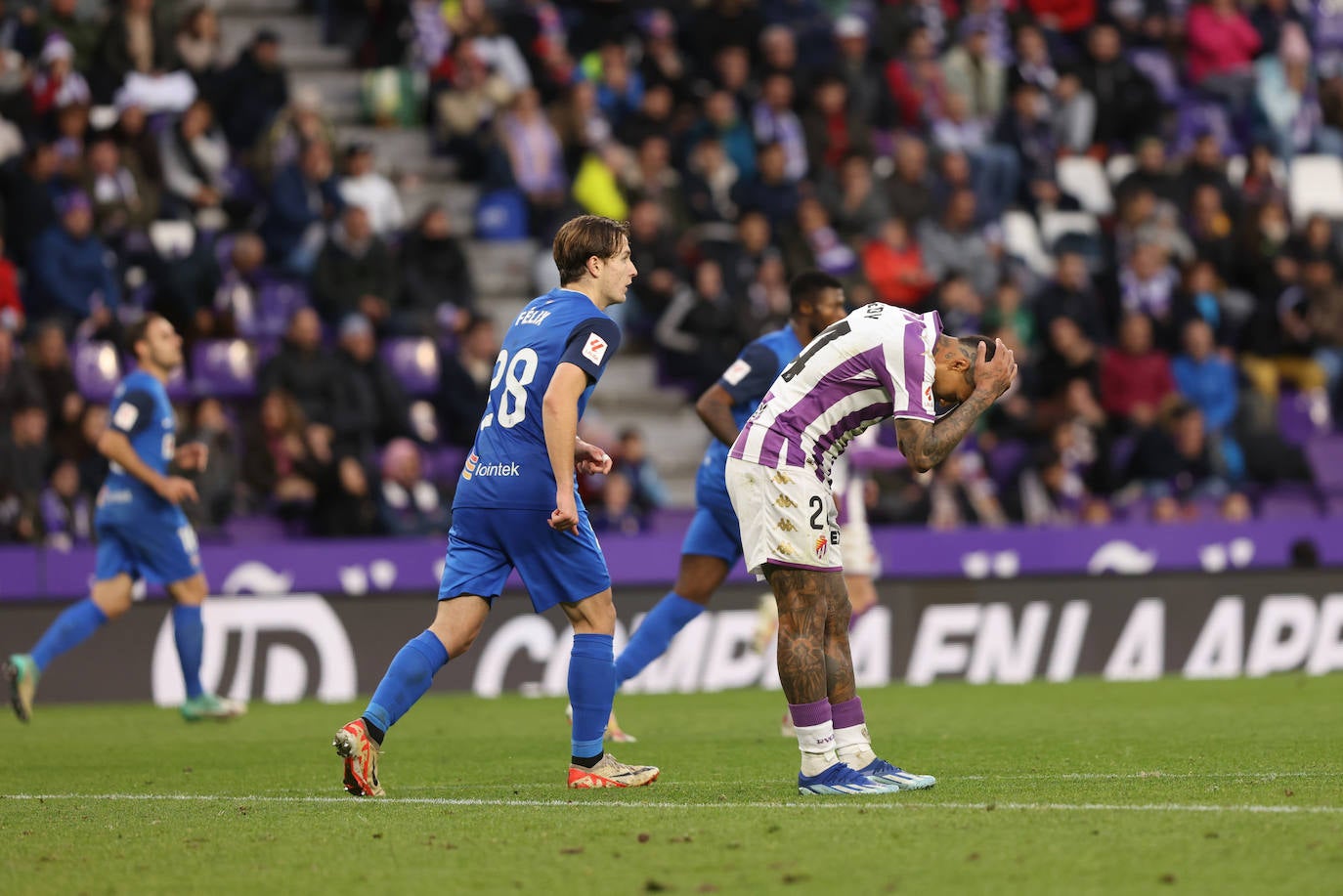 En imágenes, el partido del Real Valladolid frente al SD Amorebieta