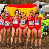 Marta García, plata por equipos con la selección en el Europeo de Campo a Través