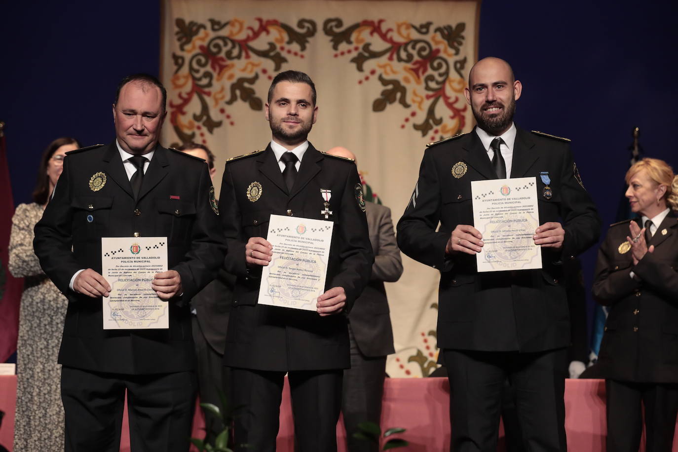 Las imágenes del acto por el Día de la Policía Municipal de Valladolid (1/2)