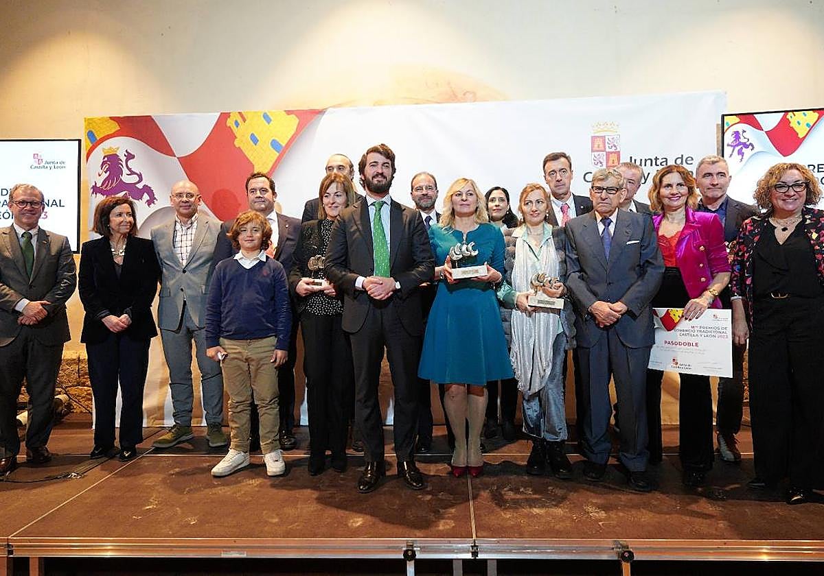 Entrega de Premios del Comercio de Castilla y León, este lunes.