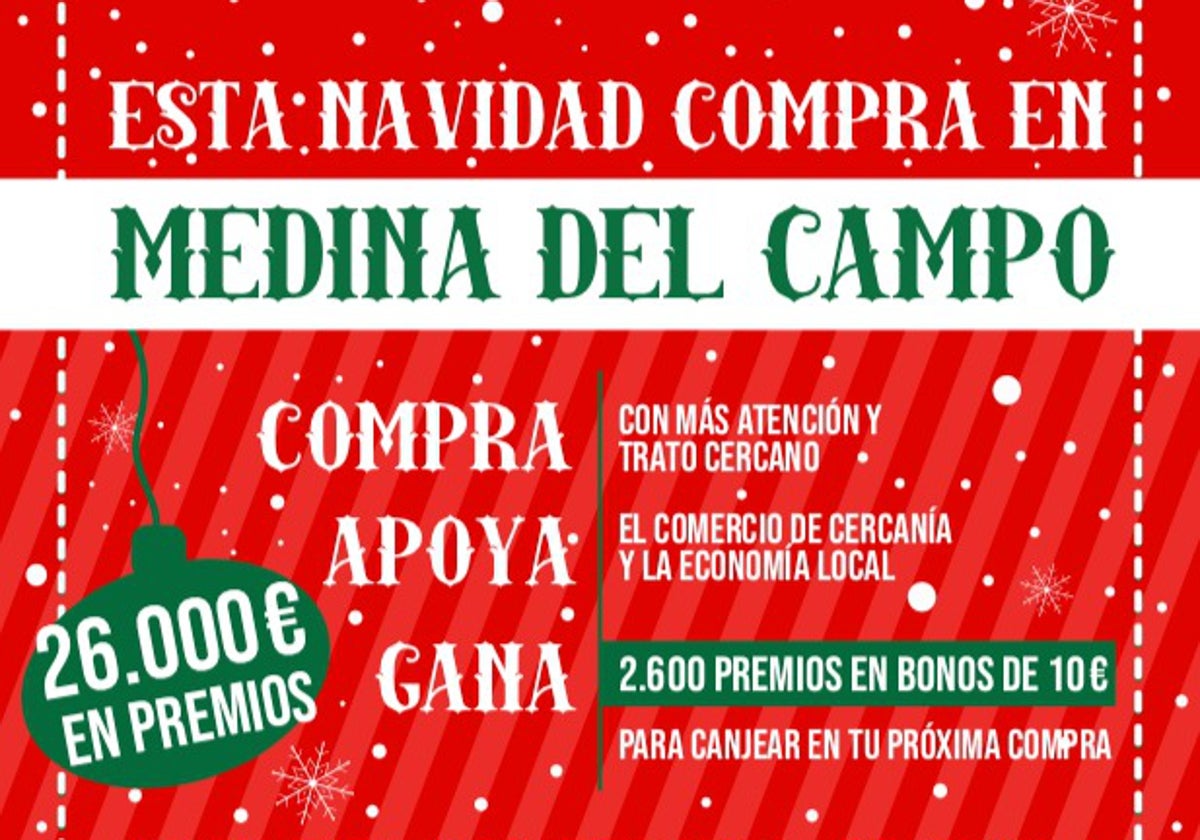 Campaña Esta Navidad compra en Medina del Campo.