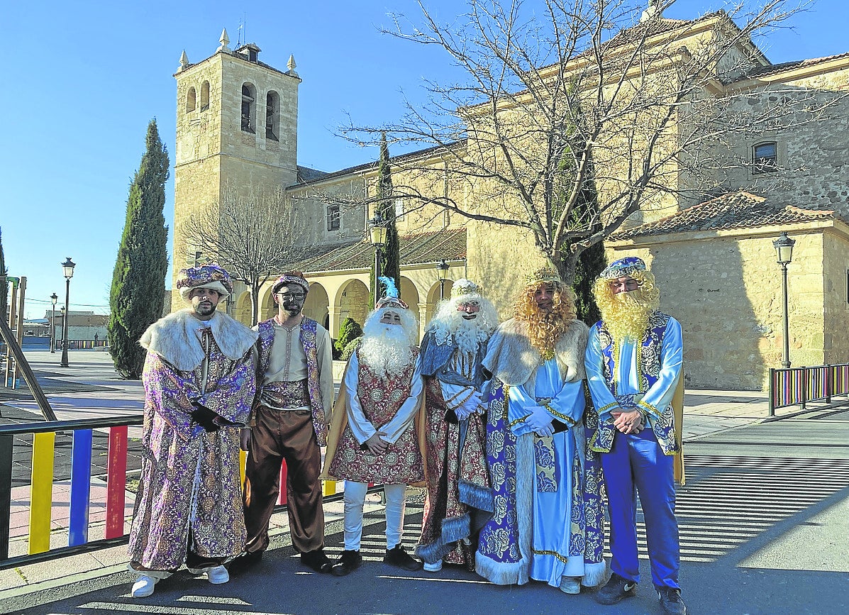 Llegada de los Reyes Magos de Oriente a Abades.