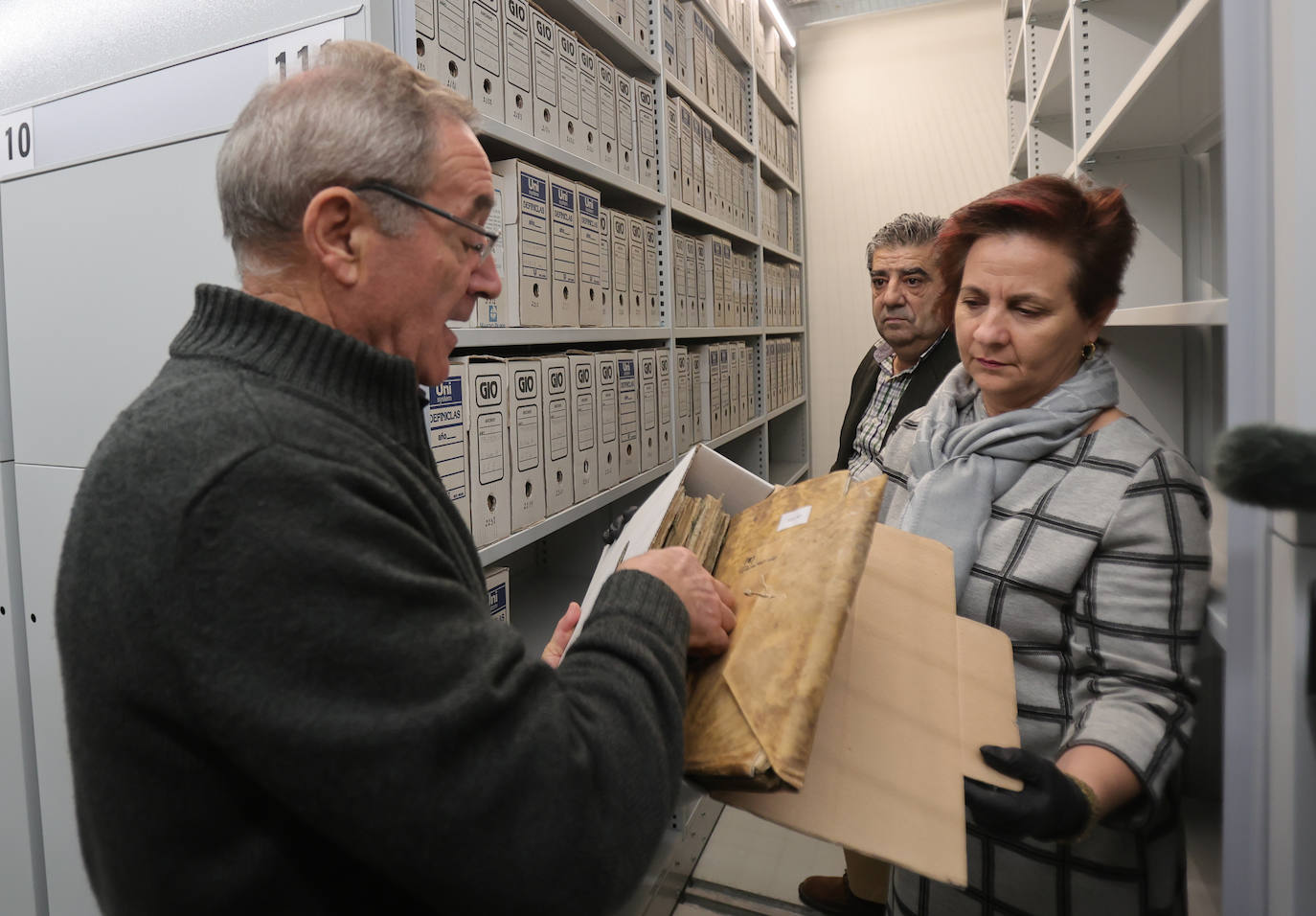 El Archivo Diocesano de Palencia va completando su mudanza