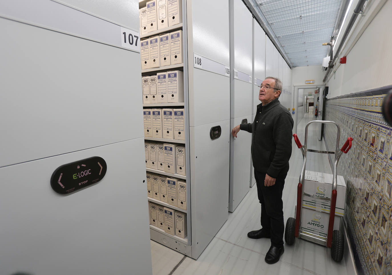 El Archivo Diocesano de Palencia va completando su mudanza