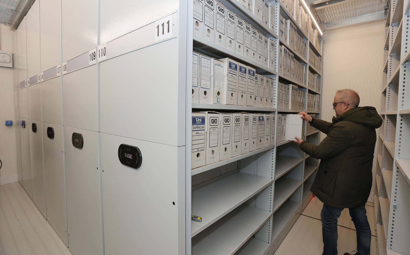 El Archivo Diocesano de Palencia va completando su mudanza
