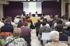 Integrantes del Foro Feminista, durante una de sus actividades.