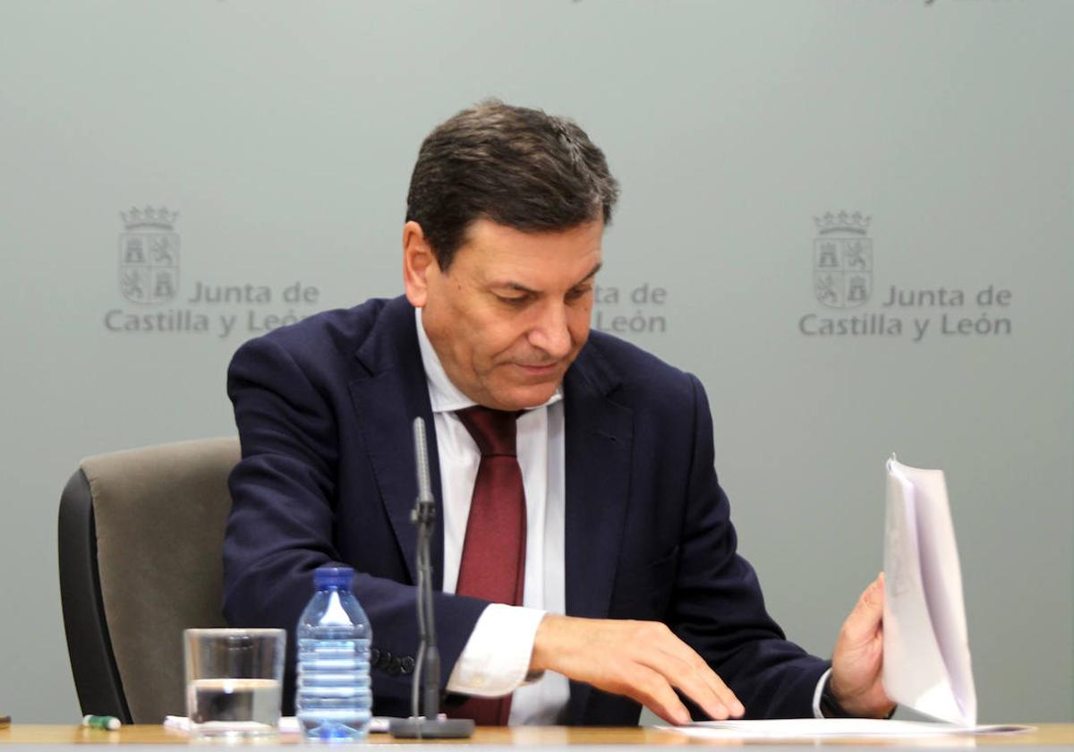 Carlos Fernández Carriedo, en rueda de prensa.