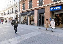 Imagen de archivo de la calle Constitución de Valladolid.