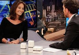 Isabel Preysler y Pablo Motos en 'El Hormiguero', hace ocho años.