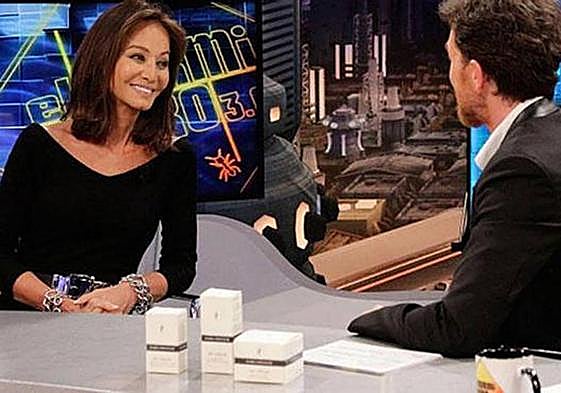 Isabel Preysler y Pablo Motos en 'El Hormiguero', hace ocho años.