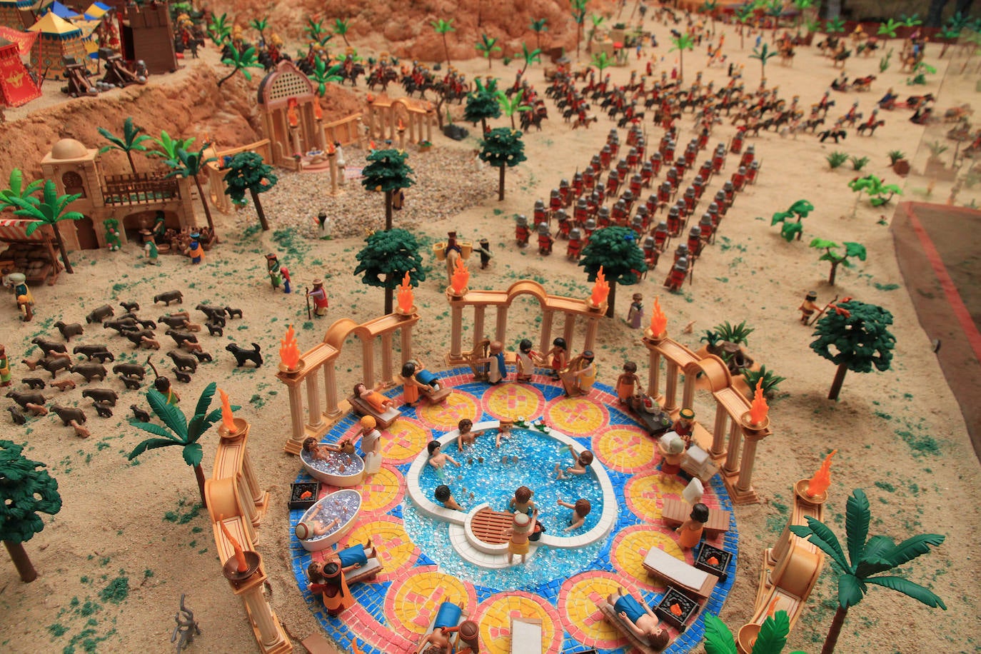 El belén hecho con más de 7.000 playmobil, en imágenes