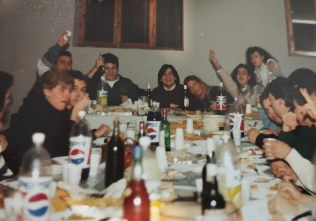 Cena de quintos celebrada en 1992