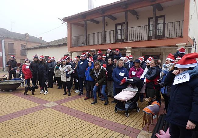 Participantes en la marcha.