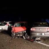 El hielo provoca una colisión múltiple de doce vehículos en la A-67 en Palencia