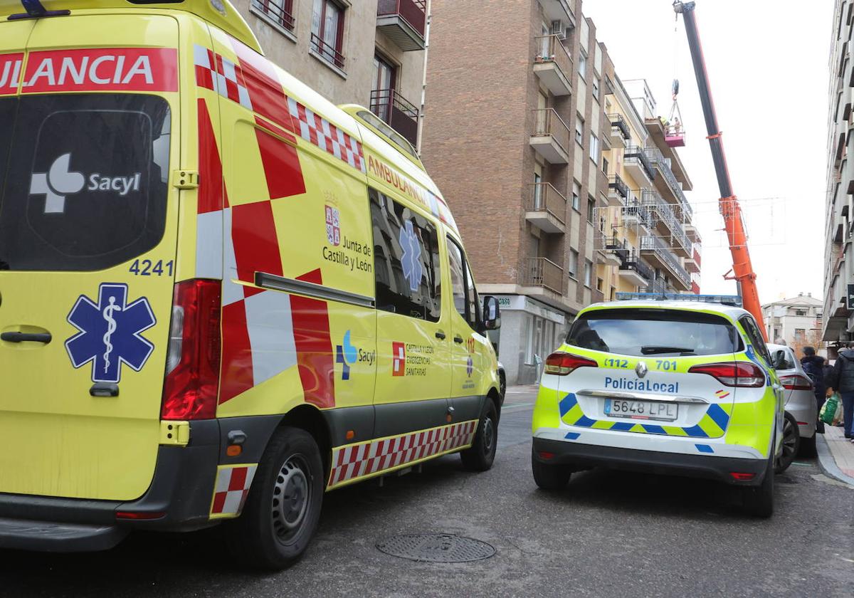 Ambulancia en Salamanca.