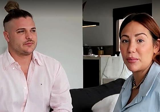 Steisy y su novio Pablo García Pisa.