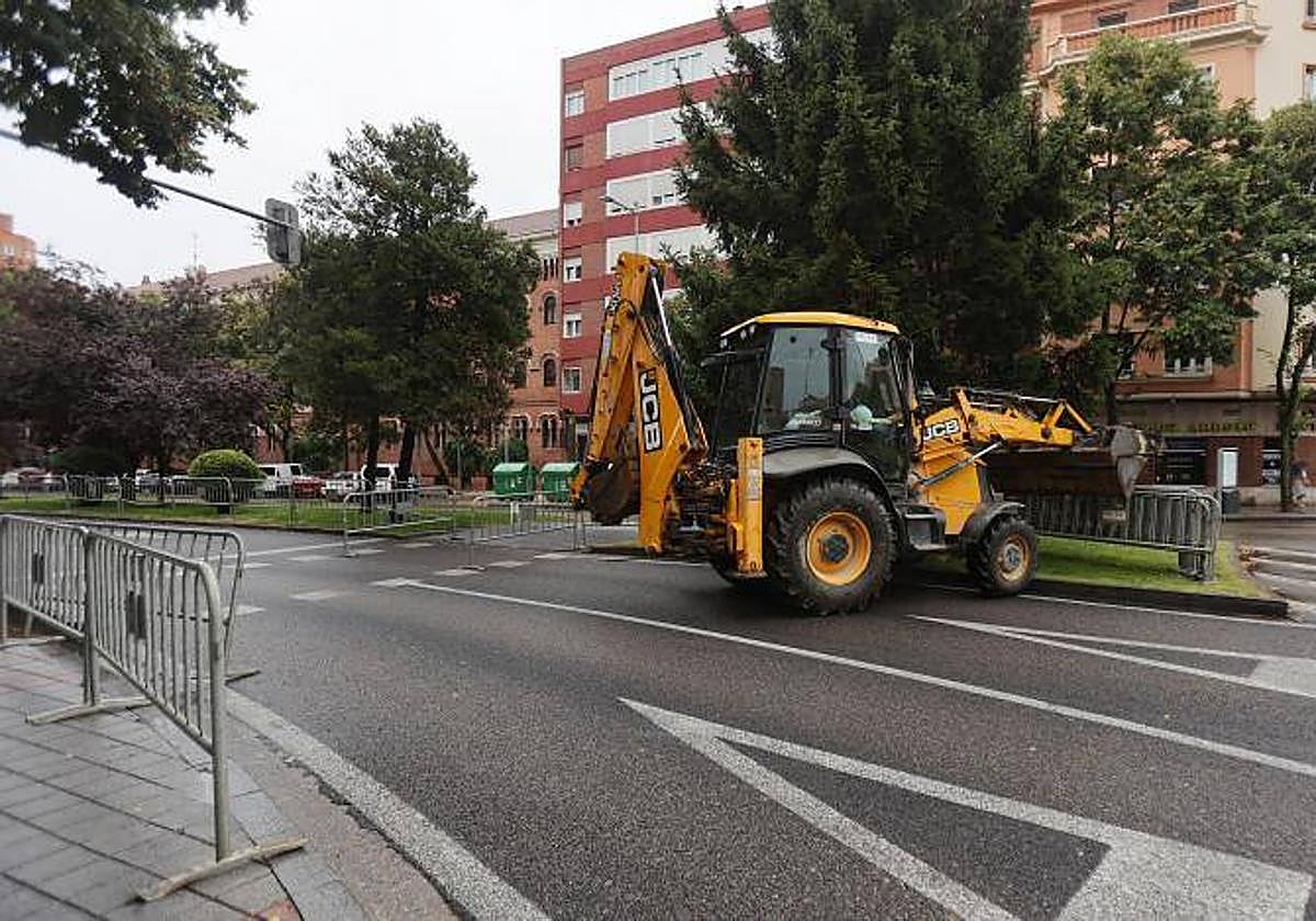 Obras para la red de calor de Ecoenergías en Manuel Rivera.