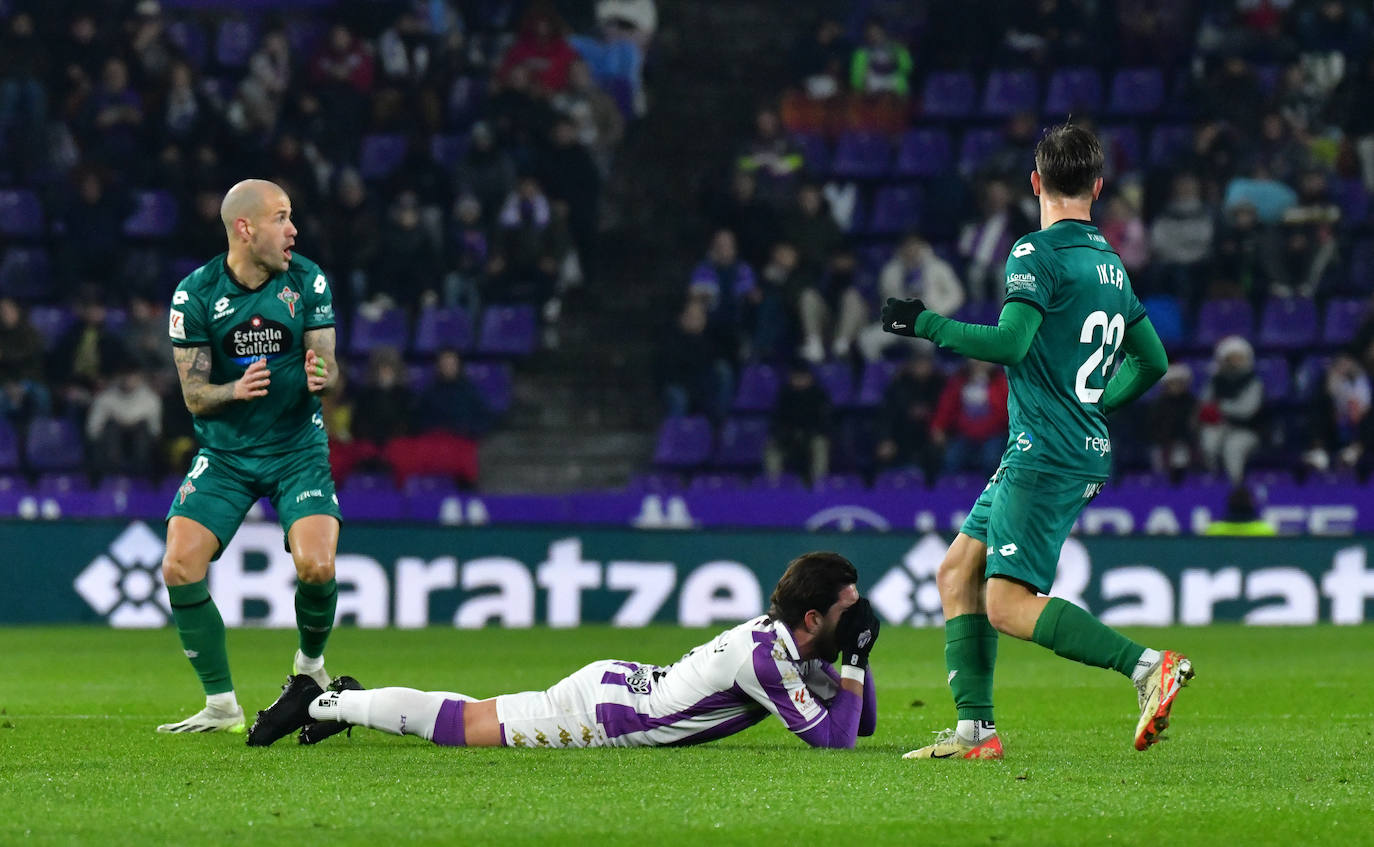 Las imágenes del partido Real Valladolid - Racing de Ferrol