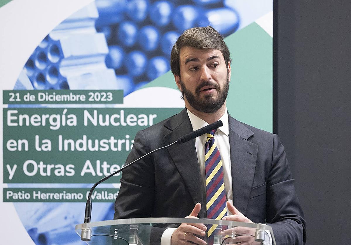 Juan García-Gallardo, durante la clausura.