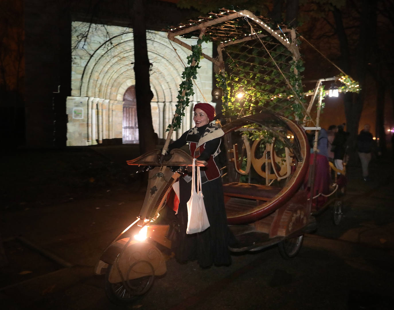 El bosque mágico llena de luz y fantasía la Navidad palentina