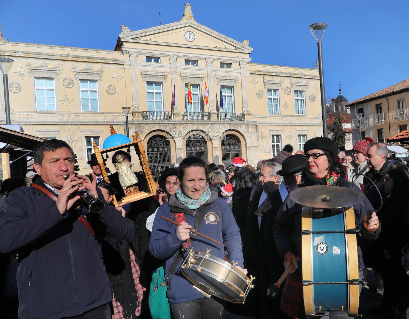 Palencia escenifica un prólogo del 1 de enero
