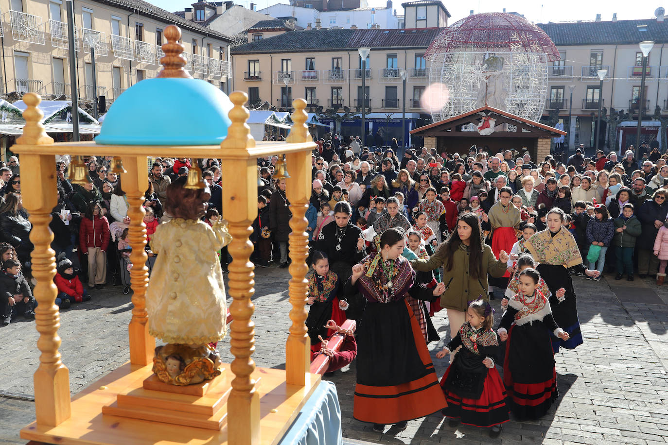 Palencia escenifica un prólogo del 1 de enero