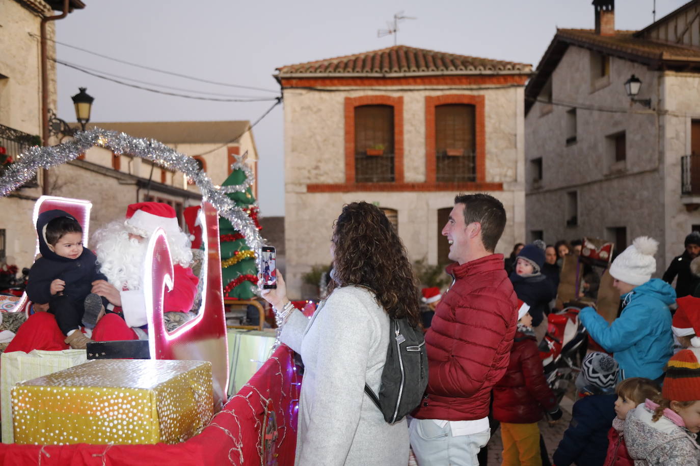 La cabalgata motera de Viloria, en imágenes