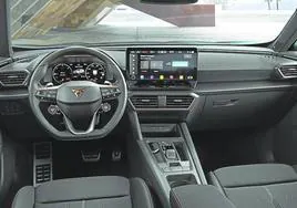Interior de un vehículo, en una imagen de archivo.