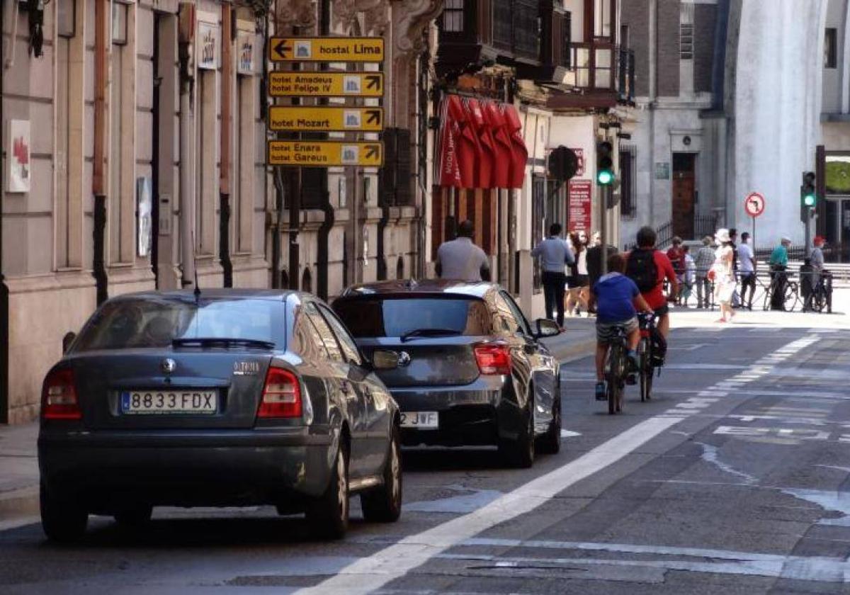 Calle López Gómez en Valladolid.