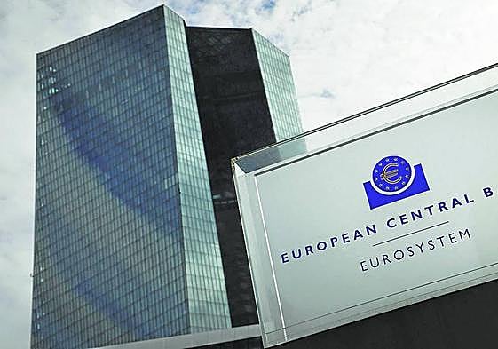 Sede del Banco Central Europeo en la ciudad alemana de Fráncfort.
