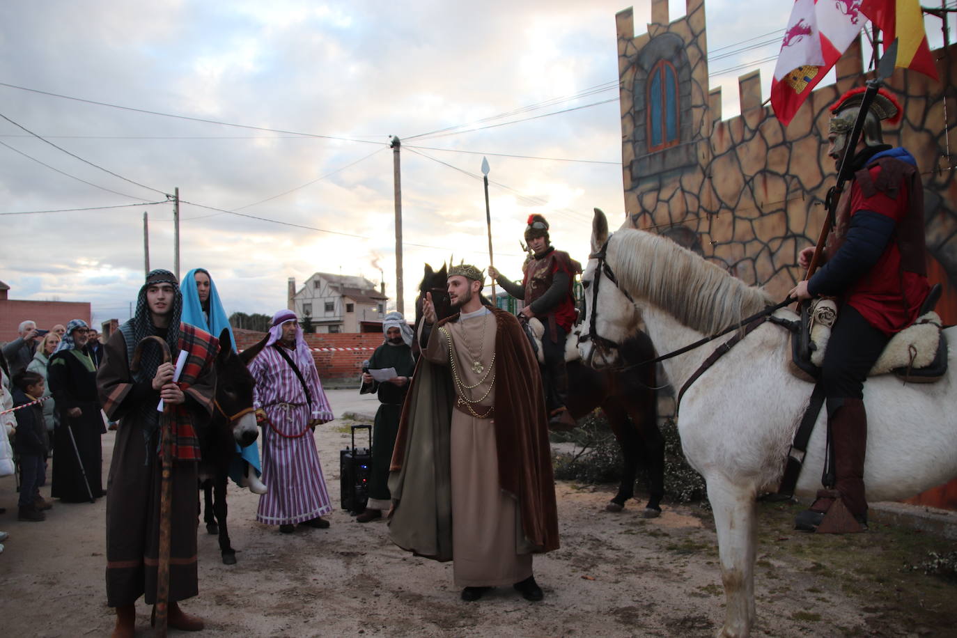 El belén viviente de Zarzuela del Pinar, en imágenes