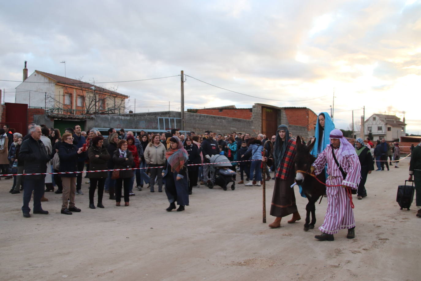 El belén viviente de Zarzuela del Pinar, en imágenes