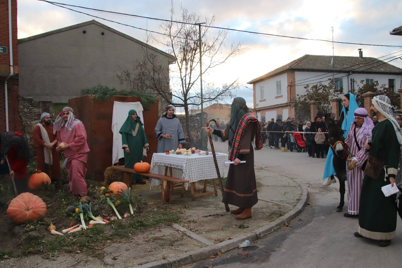 El belén viviente de Zarzuela del Pinar, en imágenes