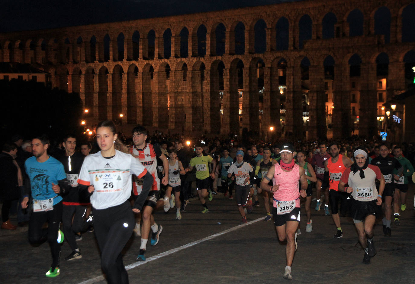 La Carrera de Fin de Año de Segovia, en imágenes