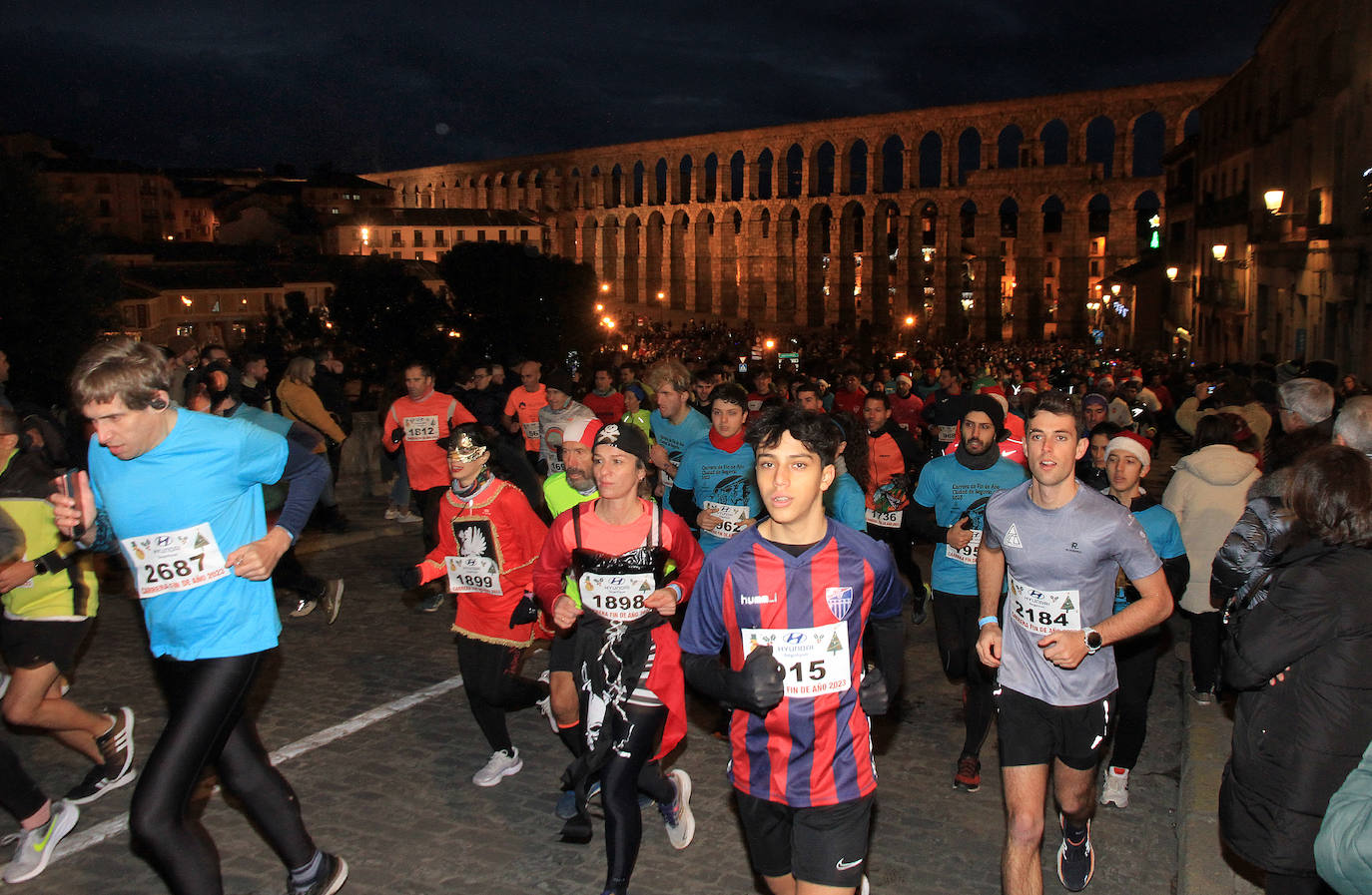 La Carrera de Fin de Año de Segovia, en imágenes